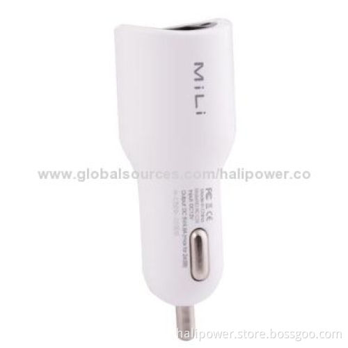 MiLi Dual USB Car Charger for Mobile Phone Latest DesignNew